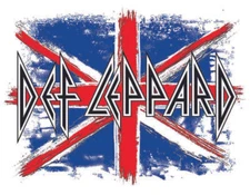 Def Leppard Union Jack Vinyl Decal Sticker Waterproof