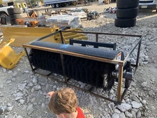 72 Inch Skid Steer Sweeper JCT Case Bobcat ASV Gehl Kubota Bobcat JCB Broom New