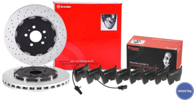 BREMBO BREMSENSATZ 365MM WK VORNE AUDI RS4 QUATTRO B7 8EC 8ED 8HE 420PS