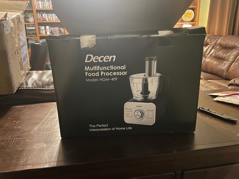 DECEN - MULTIFUNCTIONAL FOOD PROCESSOR - HGM-409 - WASHED - NEW IN BOX