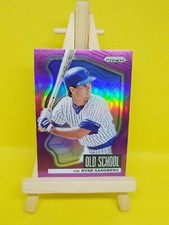 RYNE SANDBERG 2022 PRIZM OLD SCHOOL PURPLE PRIZM No.OS-4 CHICAGO CUBS 