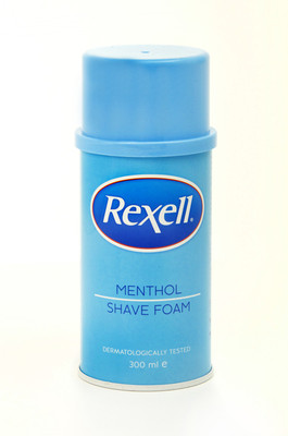 Rexell / Noxzema Menthol schützender Rasierschaum - 300ml Noxzema Formel
