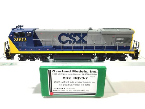 Overland OMI CSX GE BQ23-7 CSX Transporte #3003 HO Latón Modelo #6719.3 | Zustand: New: Other (See Details)