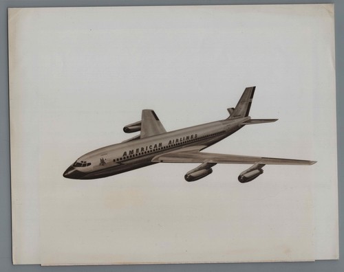 AMERICAN AIRLINES BOEING 707 VINTAGE ORIGINAL AIRLINE PHOTO AA