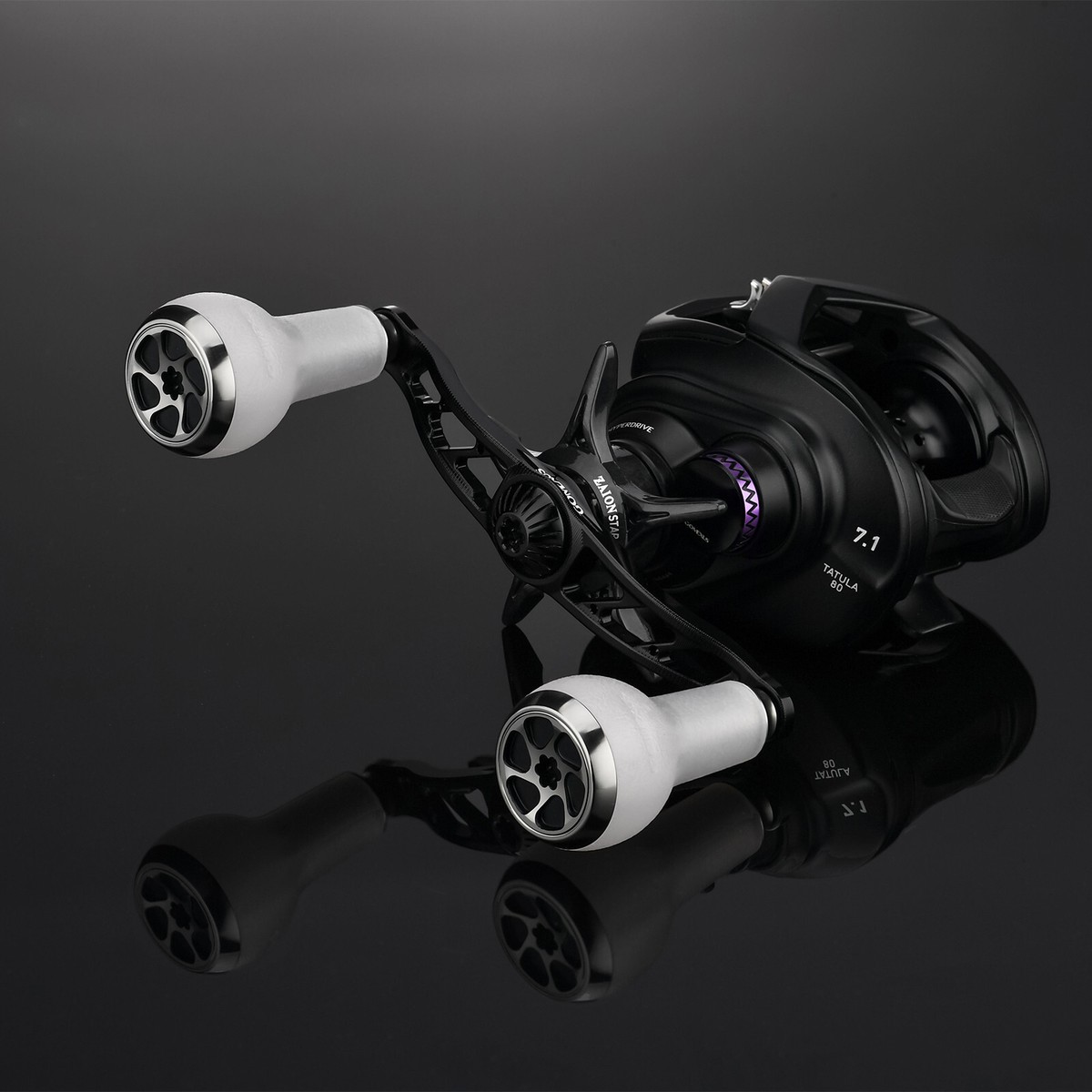 Mulinello Spinning Shimano Carretes De Pesca Shimano GOMEXUS Carrete De Manivela De Carbono De 95 Mm Para Daiwa Steez Zillion SV TW Abu Garcia Revo STX Rocket, Simano Calcuta Conquest Metanium Chronarch