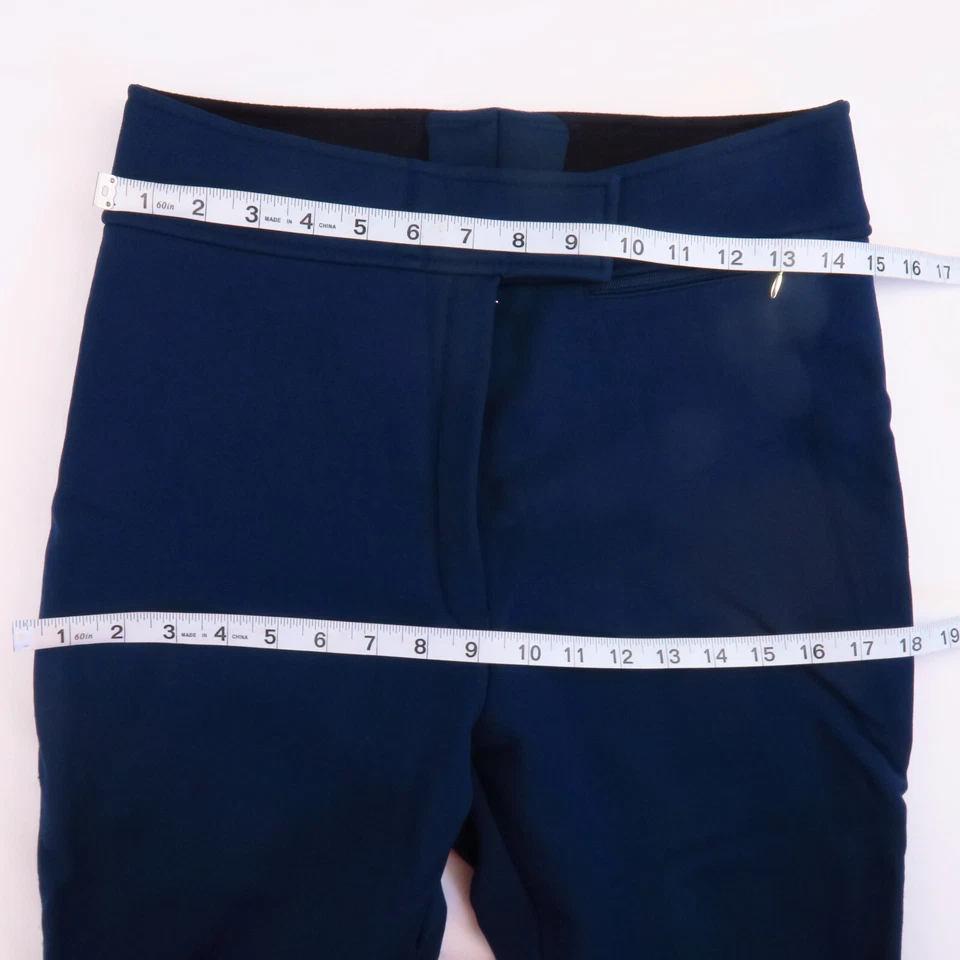 Vintage CB Sports Ski Pants Womens 12L Navy Snow Winter Full Side Zip Leg Wool - Image 4 of 4