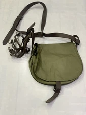 Ammunition Bag Hunting,Shooting Bag With Game Carrier Made of Cordura & Leather