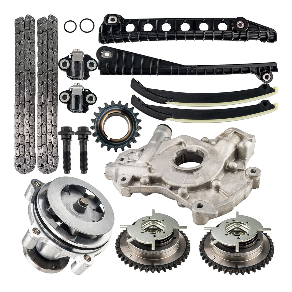 Timing Chain Kit Cam Phaser Water Oil Pump Fit For 20042008 Ford F150