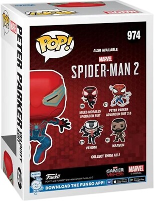 Funko Pop! Spider-Man 2 Peter Parker Velocity Suit Funko Pop! #974
