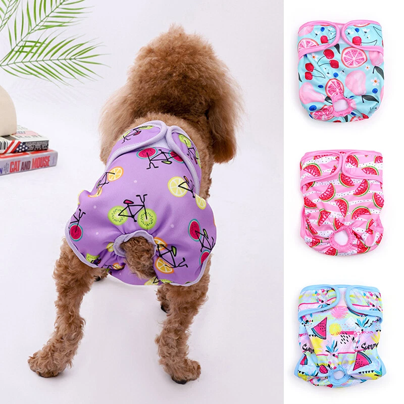 Washable Dog Diaper Pet Potty Pads Training Pants Reusable Female Dog  Diapers