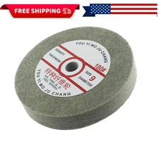 6 Inch Nylon Fiber Buffing Wheel 180 Grit Abrasive Polishing Discs for Bench Gr
