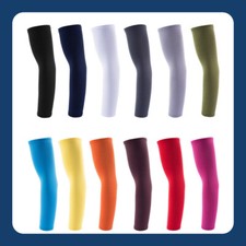 1 Pair Cooling Arm Sleeves Outdoor Sports Basketball UV Sun Protection Arm Cover