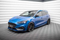 Seitenschweller Ansatz FüR V.2 FüR Ford Focus ST / St-Line Mk4 Schwarz Hochglanz