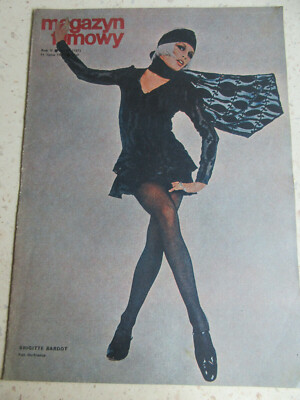 Magazyn filmowy Rok 1971 Brigitte Bardot, Romy Schneider, Julie Christie
