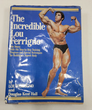 SIGNED The Incredible LOU FERRIGNO 1982 First Ed 1st Printing Hardback DJ