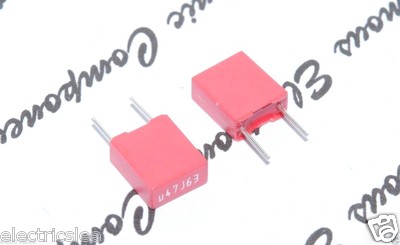 Wima MKS2 0.47uF 63V Milspec 5% Tol. Polyester Film Capacitor 10 - Foto 8