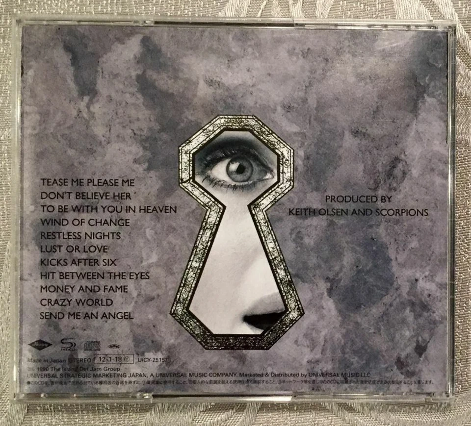 Scorpions - Crazy World  (Original Japan SHM-CD w/OBI) UICY-25157 — 第 2/3 张图片