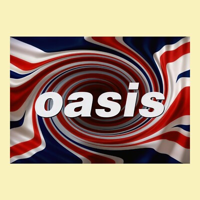 OASIS SWIRL A2 POSTER | eBay UK