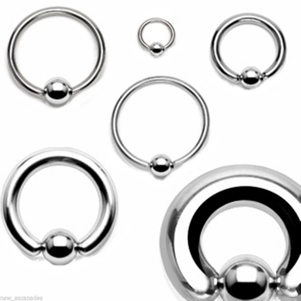 Captive Nipple Ring Heavy 8 Gauge 5 8