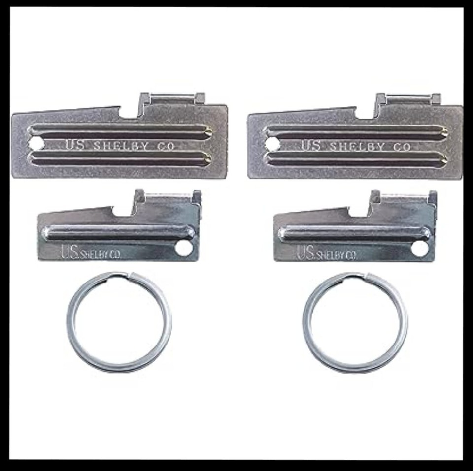 10 Apriscatole P-51 Shelby USA - In Acciaio Inox Magnetico, Per 10 Apriscatole P-51 Shelby USA - In Acciaio Inox Magnetico, Per