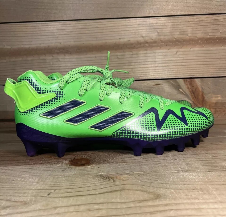 NEW Mens Size 13 - Adidas Freak 22 The Hulk Green Purple Football Cleats GX7906 NEW Mens Size 13 - Adidas Freak 22 The Hulk Green Purple  main image 4