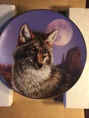 James Meger, 8 1/4,  Moonlight Vigil   WOLF, plate Number.101,1995.