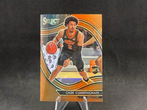 2021 PANINI CHRONICLES DRAFT CADE CUNNINGHAM #276 SELECT BRONZE PARALLEL SP