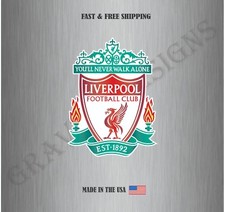 LIVERPOOL FC SOCCER FOOTBALL CLUB ENGLAND LEAGUE VINYL DECAL STICKER CAR TRUCK