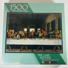 THE LAST SUPPER Leonardo Da Vinci VINTAGE 1500 PC Jigsaw Puzzle No. 03-0324