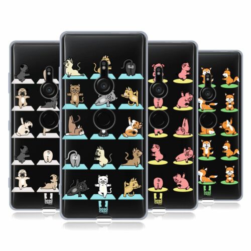 HEAD CASE DESIGNS YOGA ANIMALS SOFT GEL CASE & WALLPAPER FOR SONY PHONES 1 - Picture 1 of 12