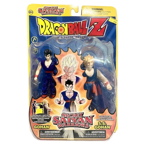 Vintage Dragon Ball Z Secret Saiyan Warriors Gohan & S.S Gohan Irwin 2001