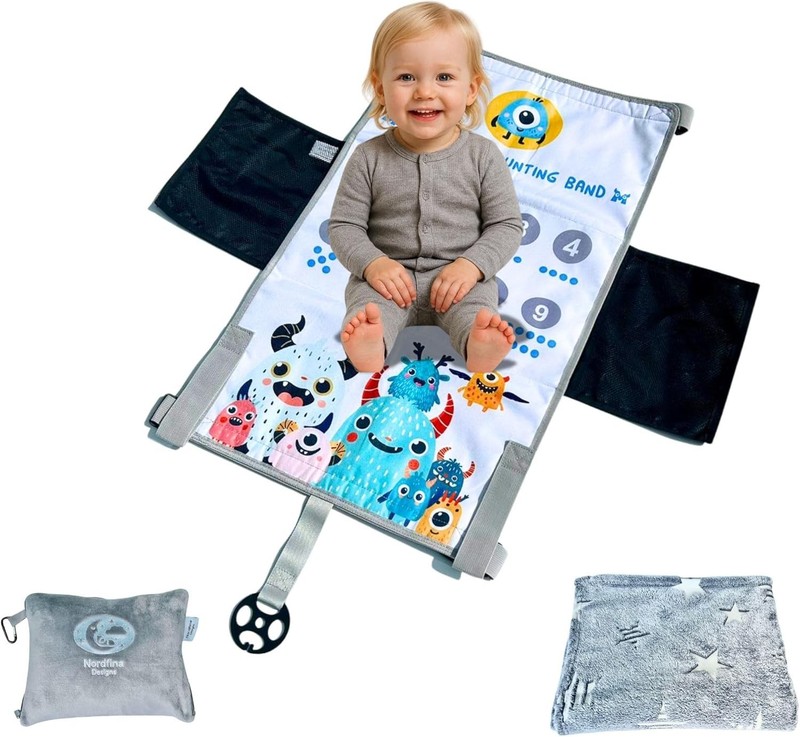 Nordfina Designs Kids airplane Bed & Footrest 3 Piece Kit NEW Glow in Dark
