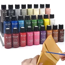 30ml Leather Edge Paint Dye Matte Finish Sealant for DIY Repair & Restoration