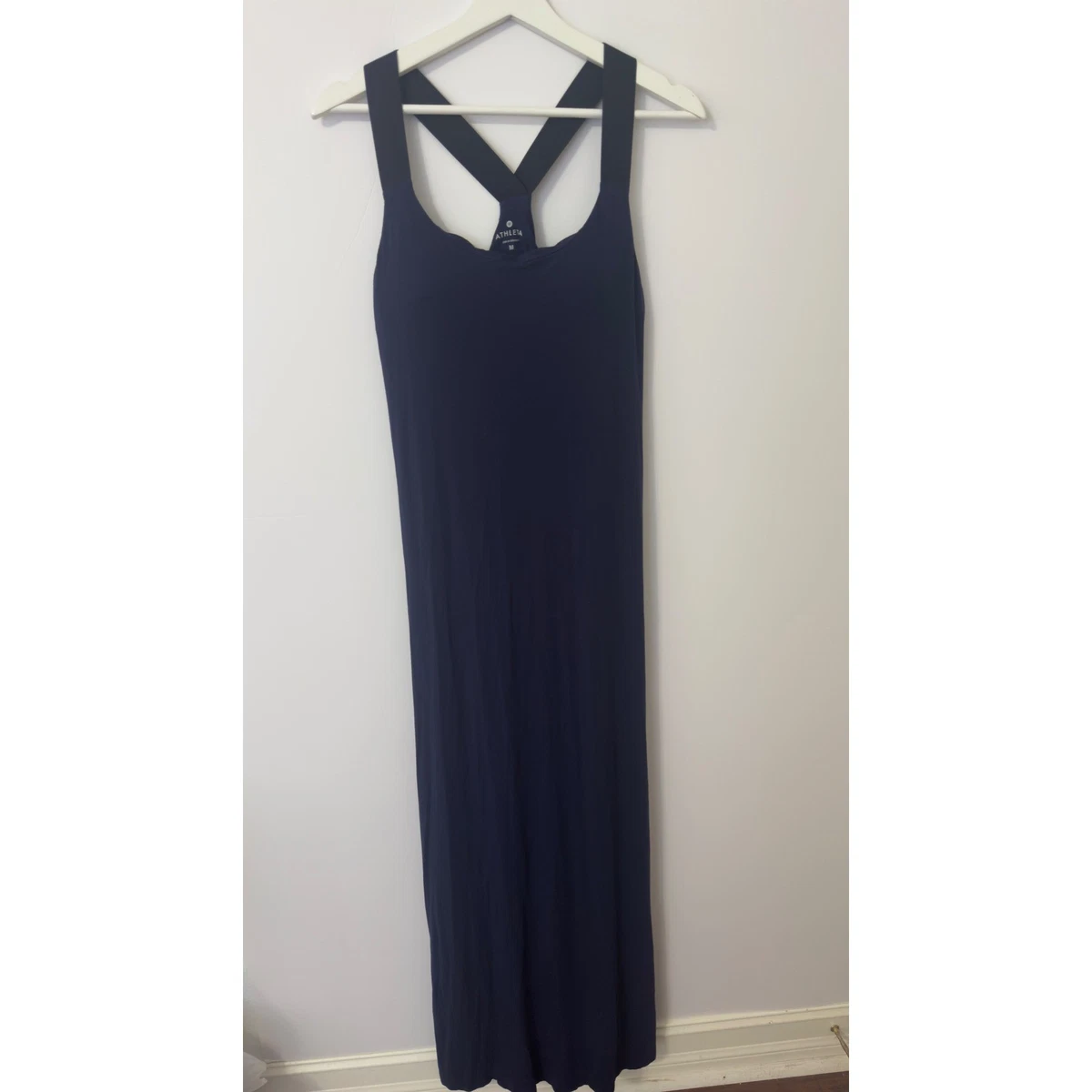 knee length dresses for ladies Dress Casual Maxi By Athleta In Blue, Size:Xl  Clothes Mentor Burnsville  MN #117