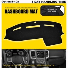 Car Dash Cover Board Mat Carpet Non-slip Carpet For Ram 1500 2500 3500 2011-2018