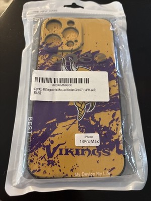 Minnesota Vikings iPhone 14 Pro Max Case   Purple & Gold   Brand New