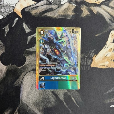 Lighdramon BT21-037 Advanced booster gold border Digimon Generations CCG