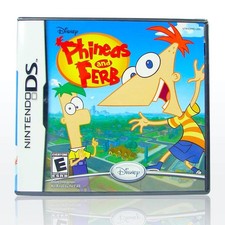 Phineas and Ferb Nintendo DS, 2008 Complete Set Case and Booklet
