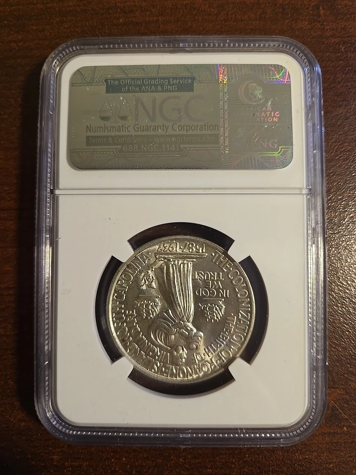 1937 Roanoke Half-dollar MS 65 NGC - Image 2 of 2