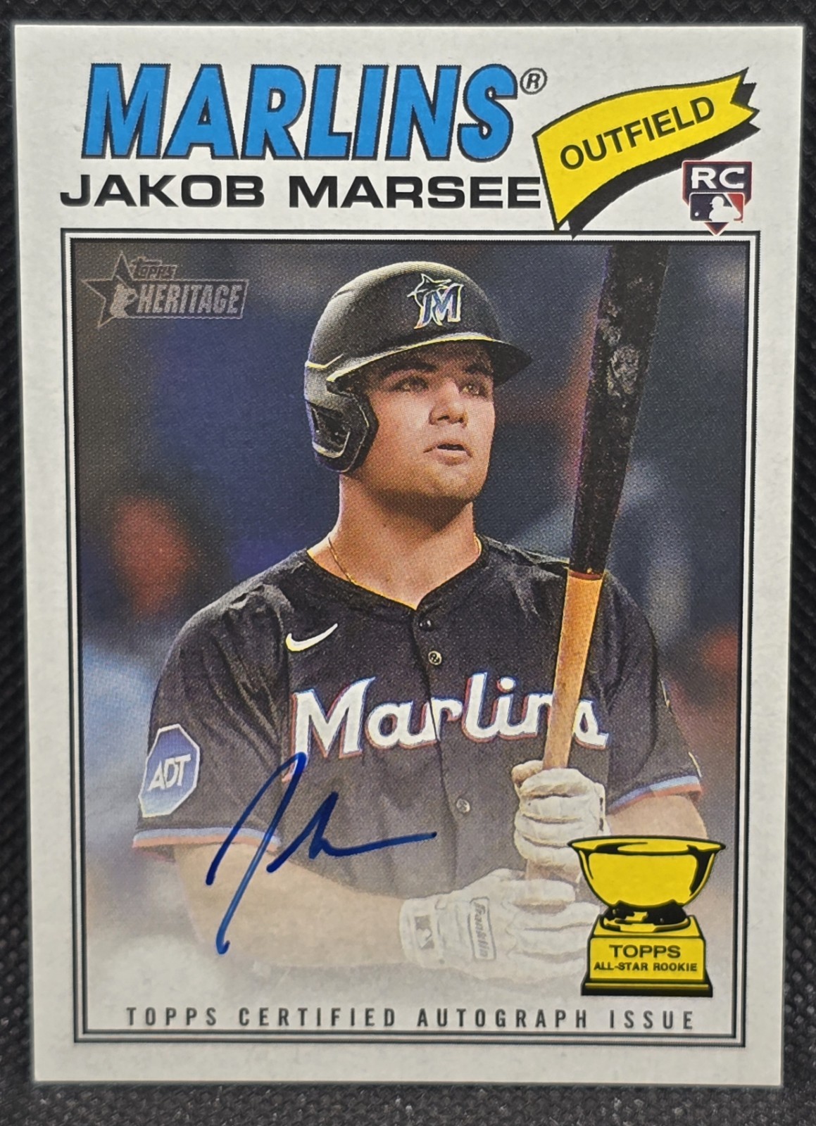 2026 Topps Heritage - Real One Autographs Jakob Marsee #ROA-JMA (AU, RC)