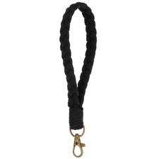 1 x Handmade Bracelet Keychain for Travel Concerts Black