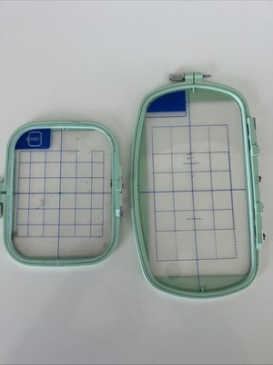 Baby Lock Brother Bernina Bernette Deco Embroidery Hoops - Set of 2