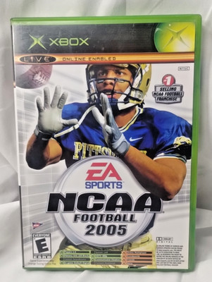 Original Xbox Top Spin + NCAA Football 2005 Limited Edition Combo CIB w/ Manuals
