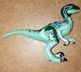 Lego Jurassic World 75917 Dark Green Raptor Replacement 4⅞" Figure *
