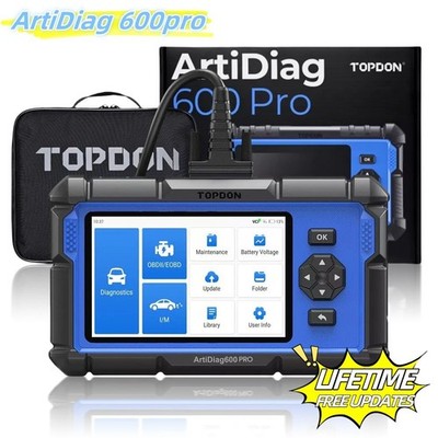 2025 TOPDON AD600 PRO All System Engine ABS SRS AT TPMS Injector Diagnostic Tool
