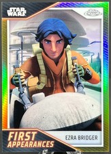 2023 Topps Chrome Star Wars   First Appearances FA-16 EZRA BRIDGER Gold 29/50