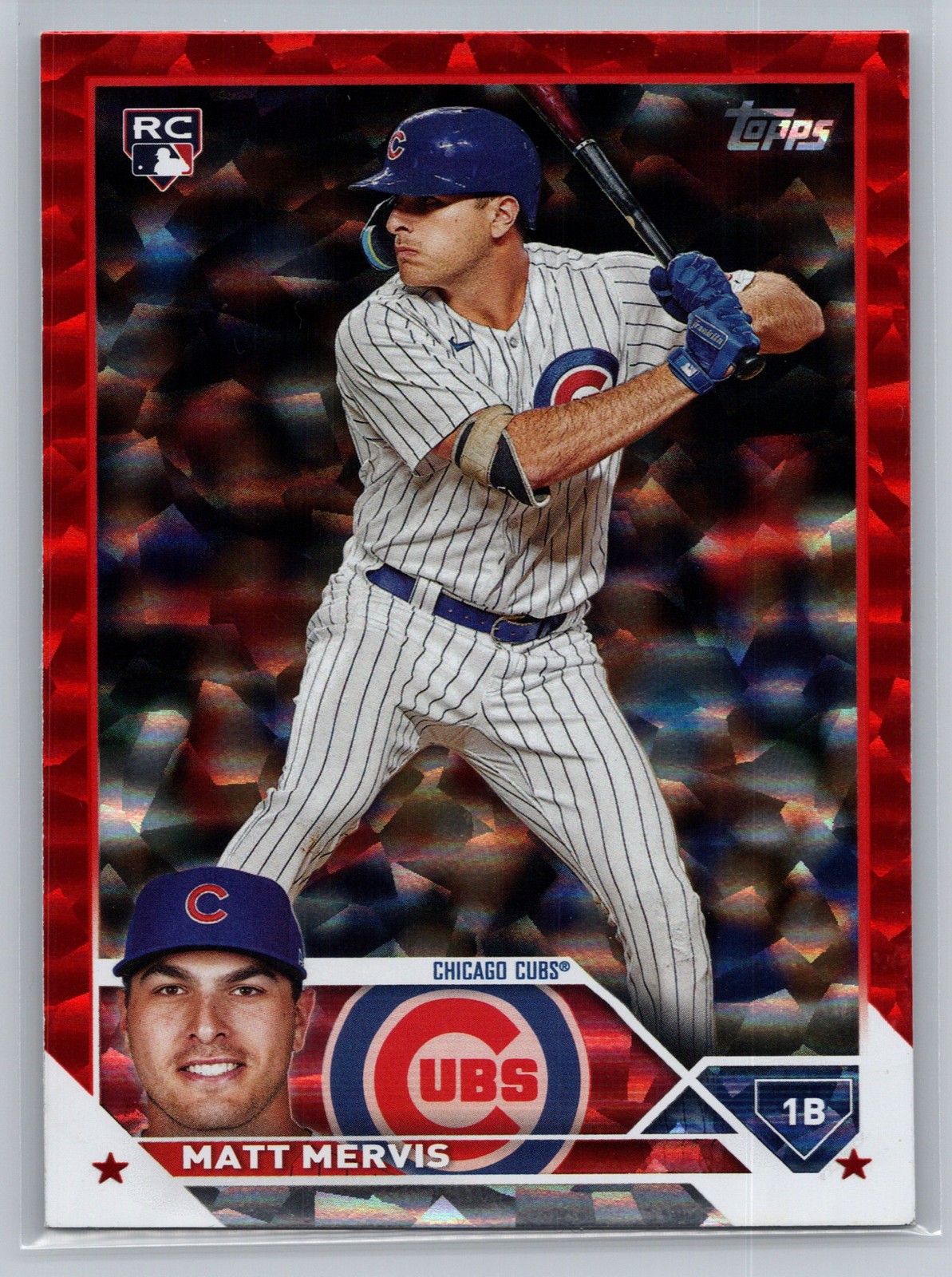 2023 Topps Update Matt Mervis Red Foil #/199 #US42 Rookie RC