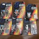 Lot 6 Kenner Star Wars Red Card Power Of The Force C-3PO Luke, Hans, Yoda R2 C-3