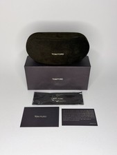 Tom Ford Eyeglasses Sunglasses Authentic Case, Box, Cleaning Cloth Brown New