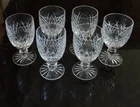 *VINTAGE* Waterford Crystal BOYNE (1958-) 6 Sherry Wine 4 1/4" Made in Ireland